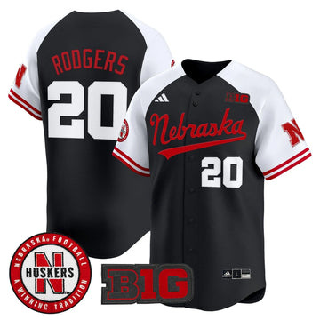 Personalized NC 2026 Vapor Baseball Jersey - Stitched - Black Alternate / Johnny Rodgers Stitched