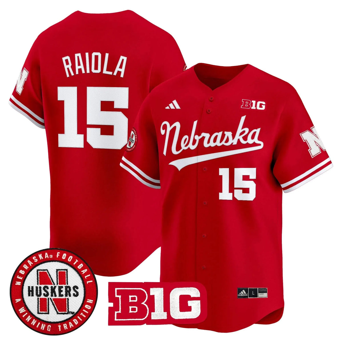 Personalized NC 2026 Vapor Baseball Jersey - Stitched - Scarlet / Dylan Raiola Stitched