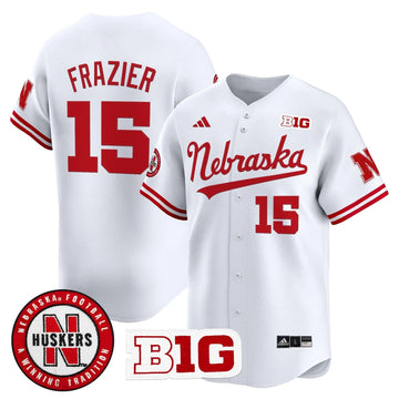 Personalized NC 2026 Vapor Baseball Jersey - Stitched - White / Tommie Frazier Stitched