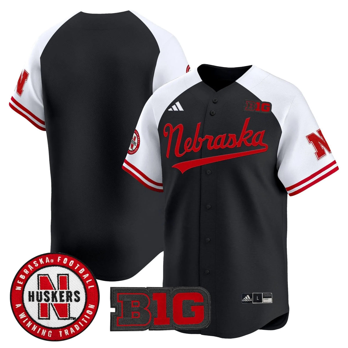 Personalized NC 2026 Vapor Baseball Jersey - Stitched - Black Alternate / Team Stitched