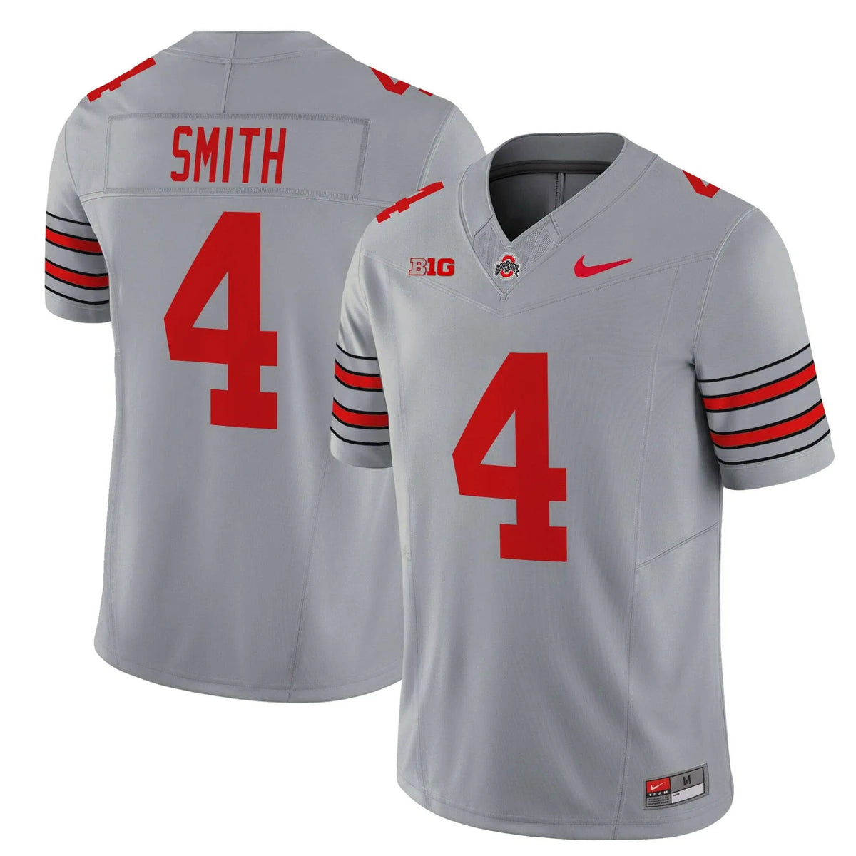 Personalized OSB 'Heritage Stripe' 2026/26 Vapor Limited Jersey - Gray / Jeremiah Smith Stitched