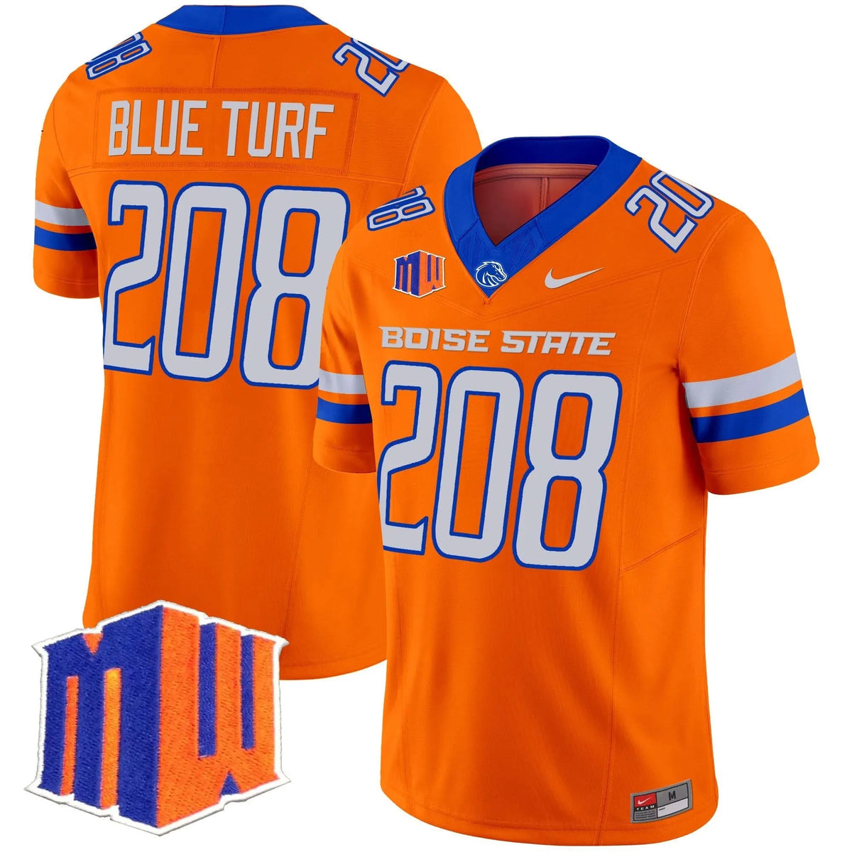 Personalized BSB 2026 Vapor Limited Jersey - Orange / Blue Turf 208 Stitched