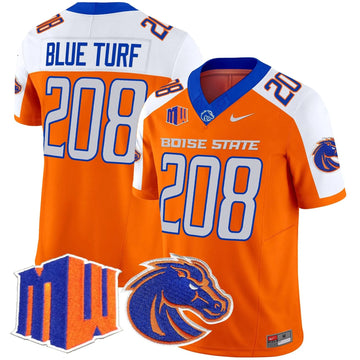 Personalized BSB 2026 Vapor Limited Jersey - Orange Alternate / Blue Turf 208 Stitched