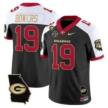 Personalized GB 2026 Georgia Map & Vince Dooley Patch Vapor Limited Jersey - Alternate / Brock Bowers Stitched
