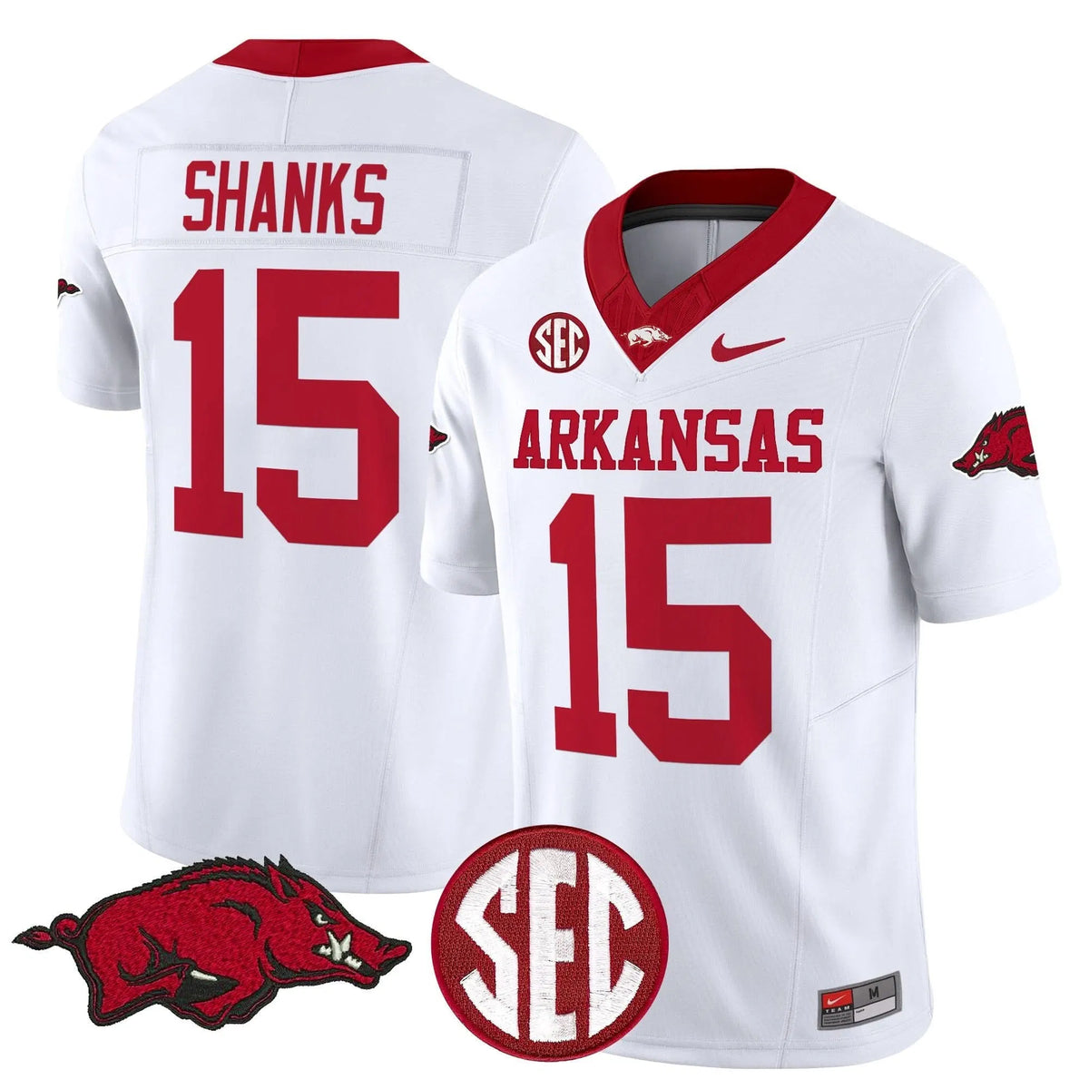 Personalized AR Vapor Limited Jersey - White / Kam Shanks Stitched
