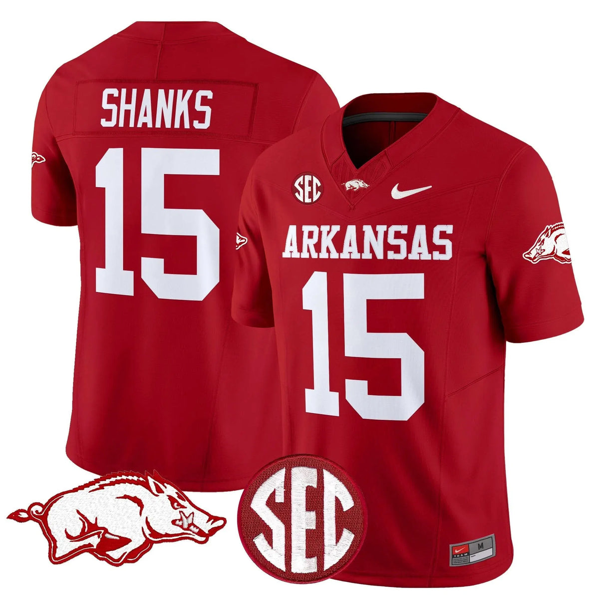 Personalized AR Vapor Limited Jersey - Cardinal / Kam Shanks Stitched