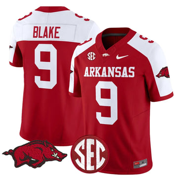Personalized AR Vapor Limited Jersey - Cardinal Alternate / O'Mega Blake Stitched