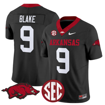 Personalized AR Vapor Limited Jersey - Black / O'Mega Blake Stitched
