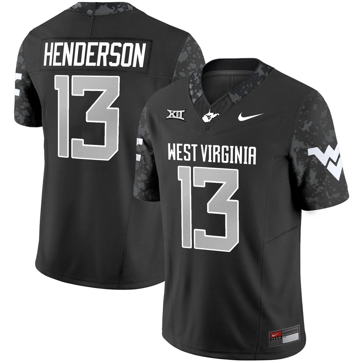 Personalized WVM 2026 Coal Rush Vapor Limited Jersey - Coal / Jaylen Henderson Stitched