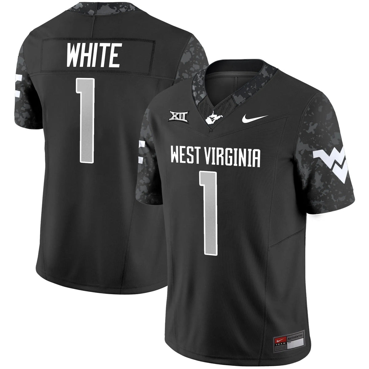 Personalized WVM 2026 Coal Rush Vapor Limited Jersey - Coal / Jahiem White Stitched