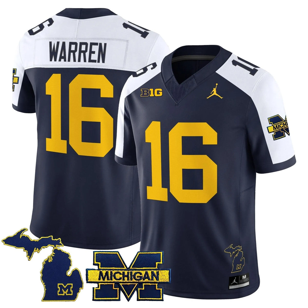 Personalized MW 2026 Vapor Limited Jersey - Navy Alternate / Davis Warren Stitched