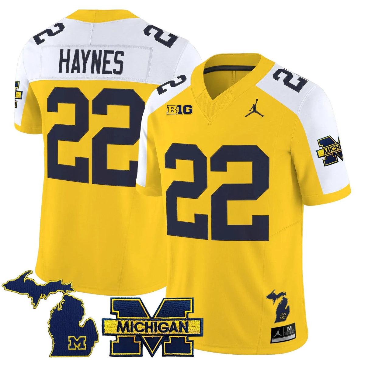 Personalized MW 2026 Vapor Limited Jersey - Maize Alternate / Justice Haynes Stitched