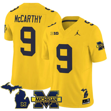 Personalized MW 2026 Vapor Limited Jersey - Maize / J.J. McCarthy Stitched