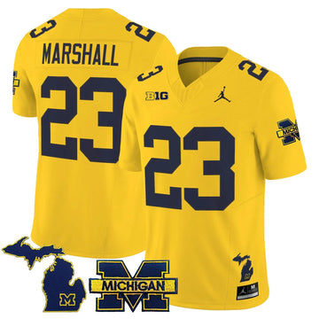 Personalized MW 2026 Vapor Limited Jersey - Maize / Jordan Marshall Stitched