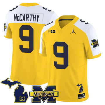 Personalized MW 2026 Vapor Limited Jersey - Maize Alternate / J.J. McCarthy Stitched