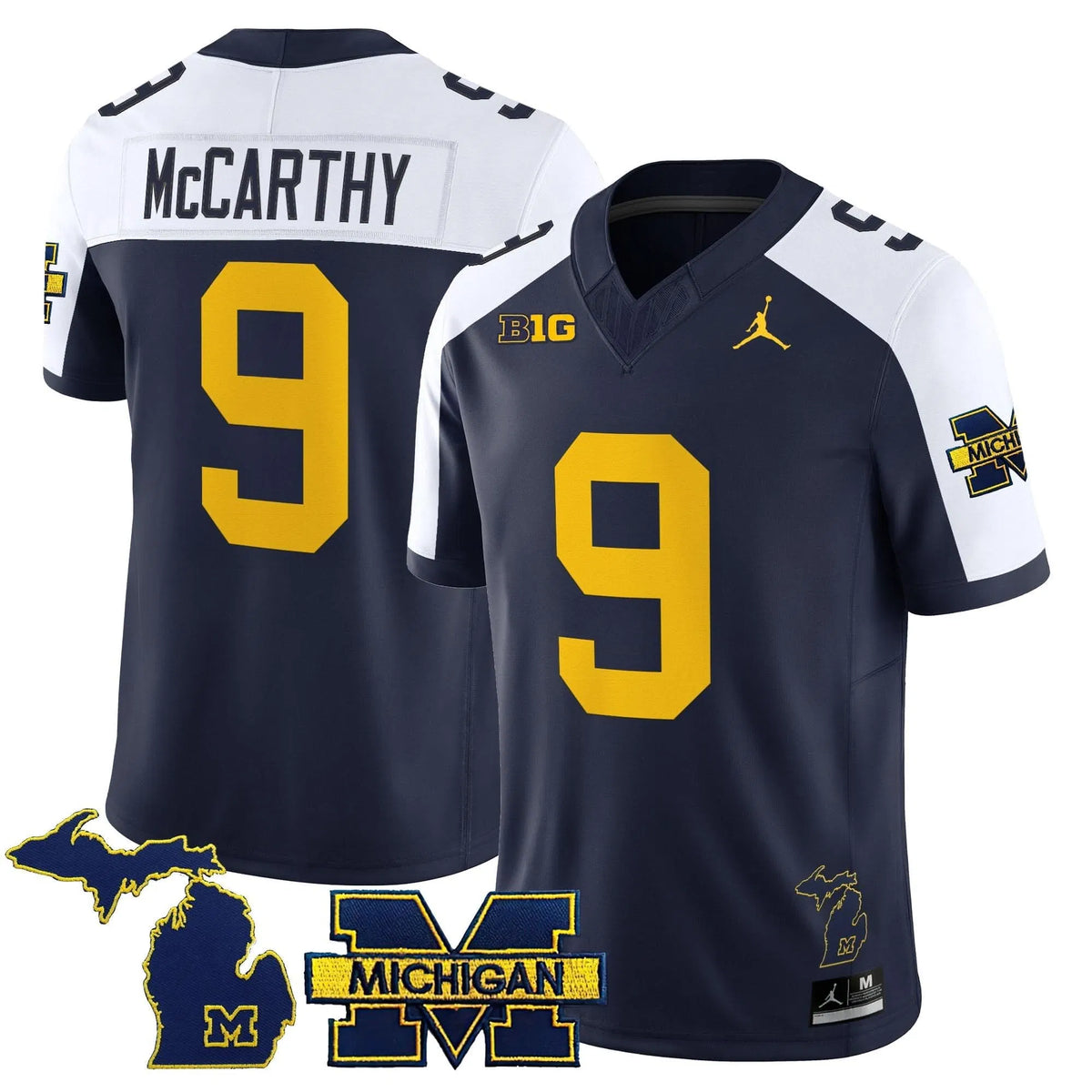 Personalized MW 2026 Vapor Limited Jersey - Navy Alternate / J.J. McCarthy Stitched