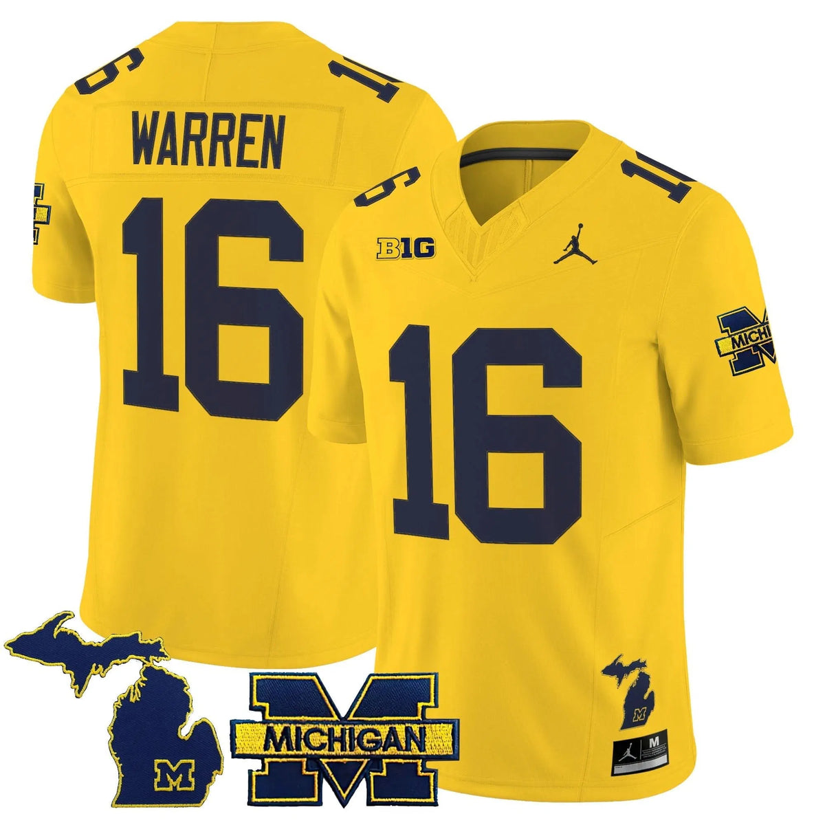 Personalized MW 2026 Vapor Limited Jersey - Maize / Davis Warren Stitched