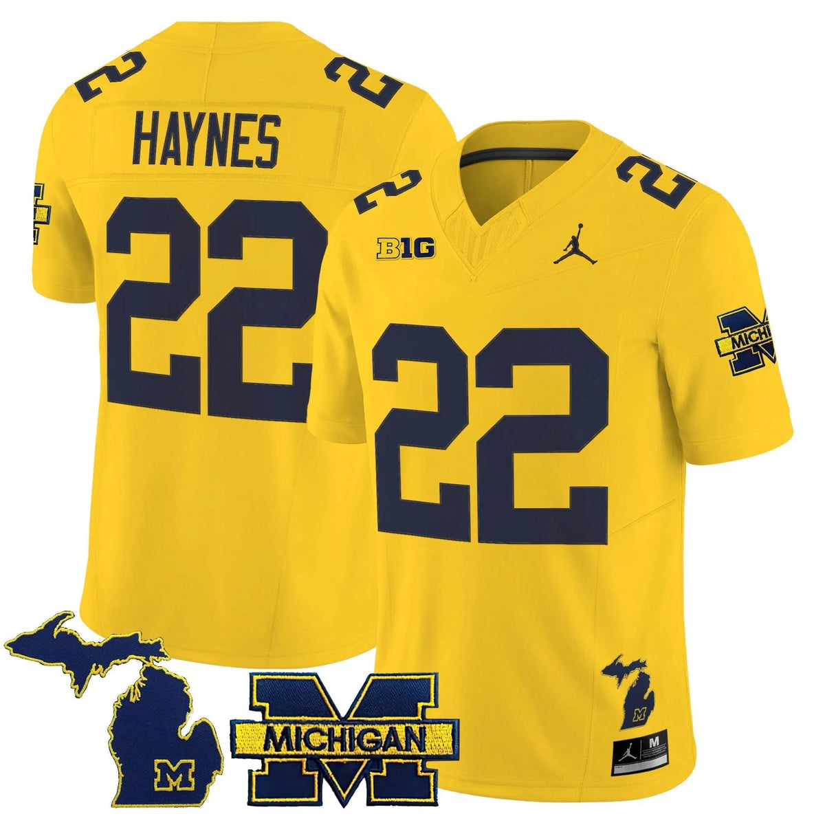 Personalized MW 2026 Vapor Limited Jersey - Maize / Justice Haynes Stitched