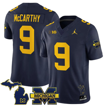 Personalized MW 2026 Vapor Limited Jersey - Navy / J.J. McCarthy Stitched