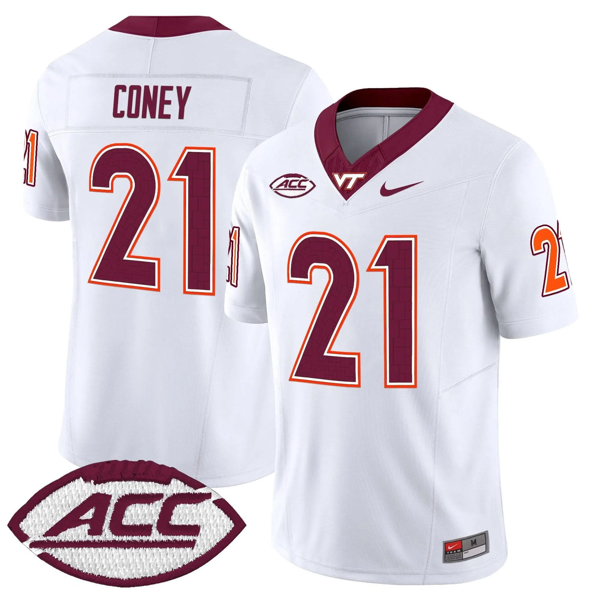 Personalized VTH 2026 Vapor Limited Jersey - White / Jeremiah Coney Stitched