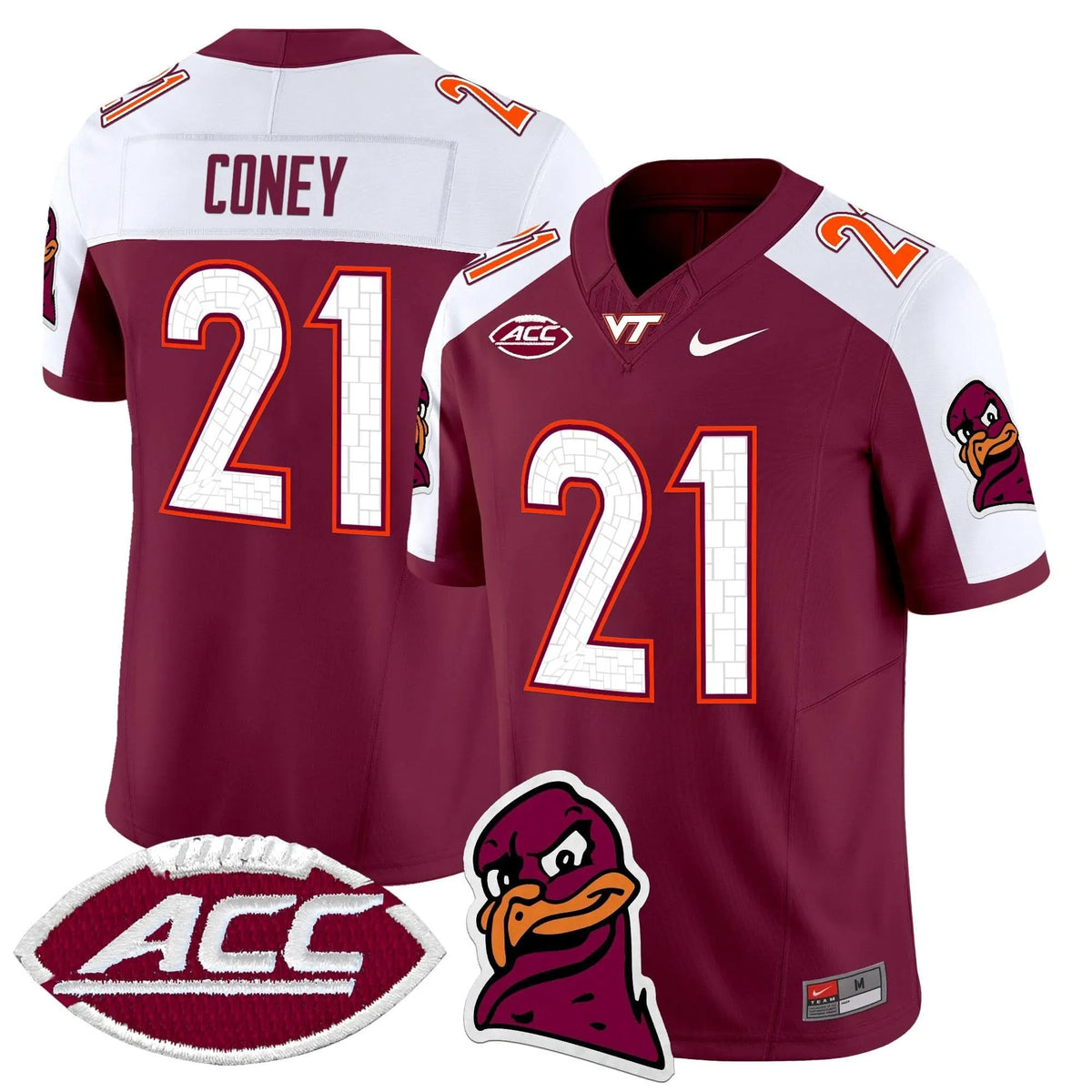 Personalized VTH 2026 Vapor Limited Jersey - Maroon Alternate / Jeremiah Coney Stitched