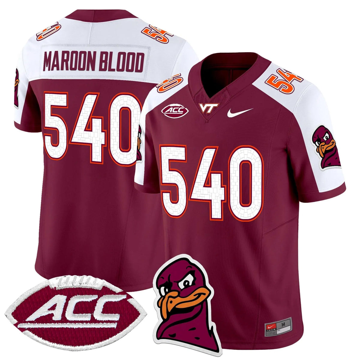 Personalized VTH 2026 Vapor Limited Jersey - Maroon Alternate / Maroon Blood 540 Stitched