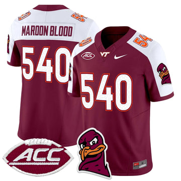 Personalized VTH 2026 Vapor Limited Jersey - Maroon Alternate / Maroon Blood 540 Stitched