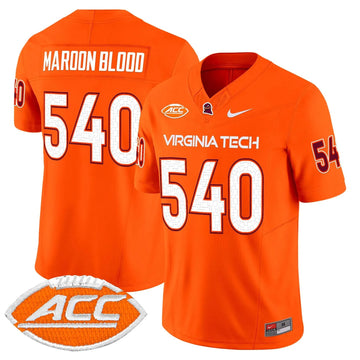 Personalized VTH 2026 Vapor Limited Jersey - Orange / Maroon Blood 540 Stitched