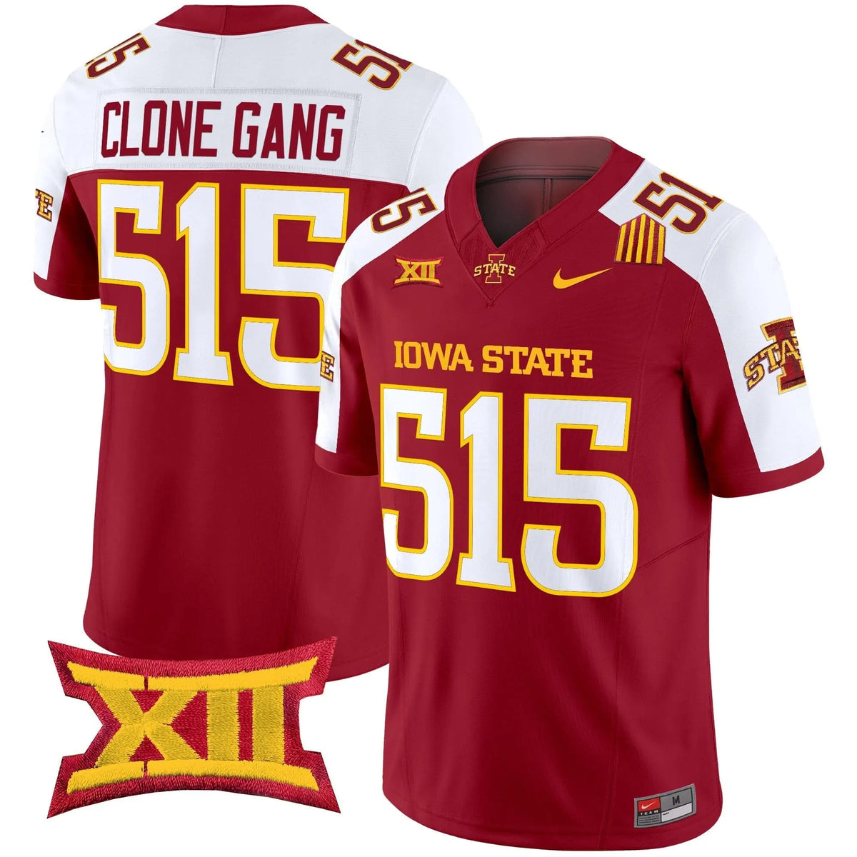 Personalized ISC 2026 Vapor Limited Jersey - Cardinal Alternate / Clone Gang 515 Stitched