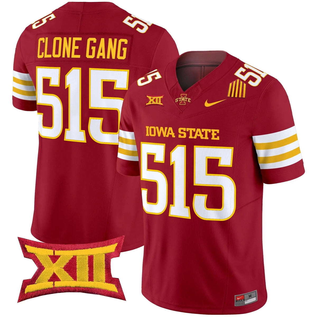 Personalized ISC 2026 Vapor Limited Jersey - Cardinal / Clone Gang 515 Stitched