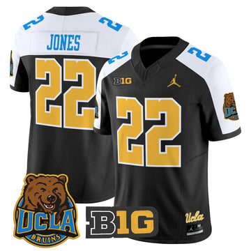 Personalized UCLA 2026 Vapor Limited Jersey - Black Alternate / Keegan Jones Stitched