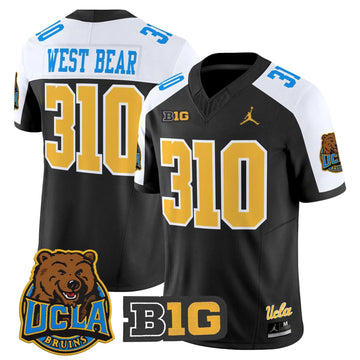 Personalized UCLA 2026 Vapor Limited Jersey - Black Alternate / West Bear 310 Stitched