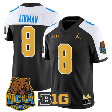 Personalized UCLA 2026 Vapor Limited Jersey - Black Alternate / Troy Aikman Stitched
