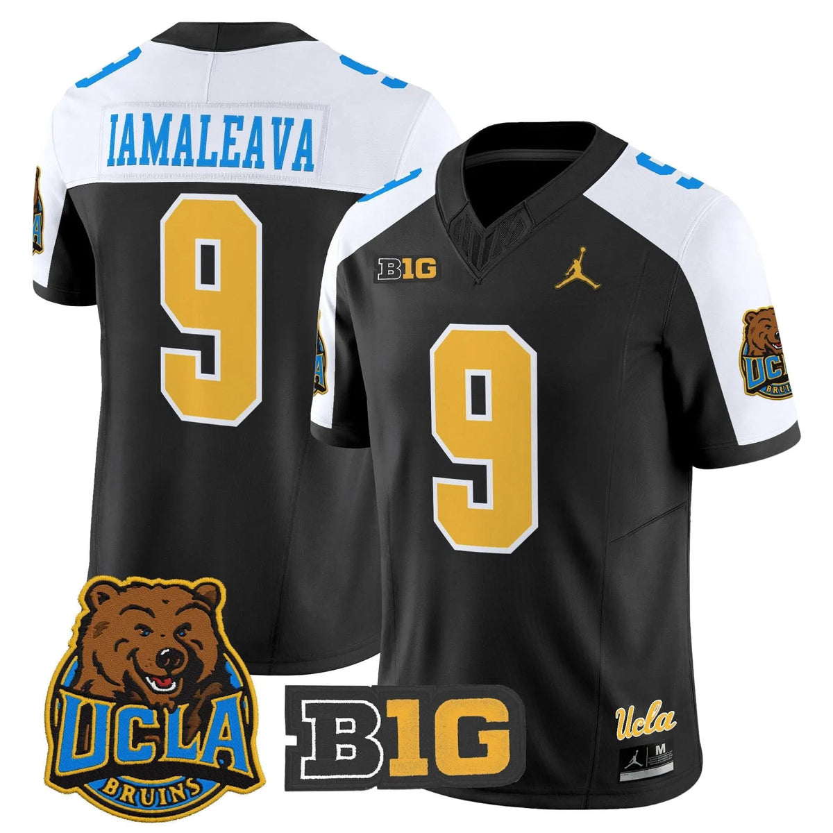 Personalized UCLA 2026 Vapor Limited Jersey - Black Alternate / Nico Iamaleava Stitched