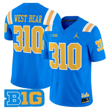 Personalized UCLA 2026 Vapor Limited Jersey - Blue / West Bear 310 Stitched
