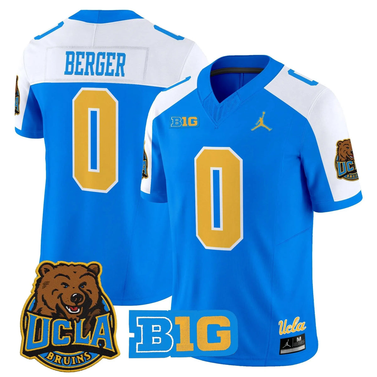 Personalized UCLA 2026 Vapor Limited Jersey - Blue Alternate / Jalen Berger Stitched