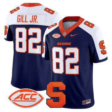 Personalized Syracuse Orange 2026 Vapor Limited Jersey - Navy Alternate / Darrell Gill Jr. Stitched