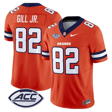 Personalized Syracuse Orange 2026 Vapor Limited Jersey - Orange / Darrell Gill Jr. Stitched
