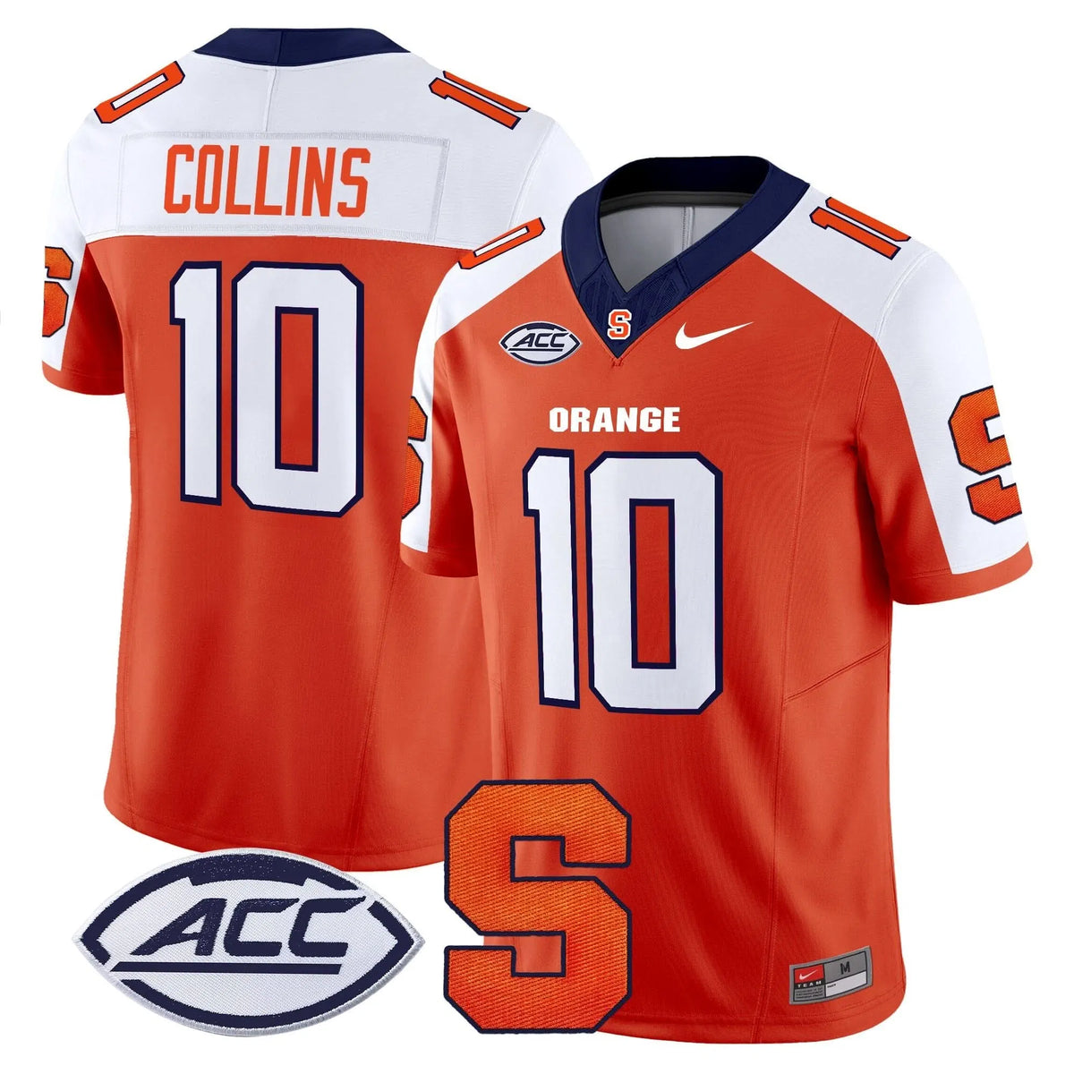 Personalized Syracuse Orange 2026 Vapor Limited Jersey - Orange Alternate / Rickie Collins Stitched