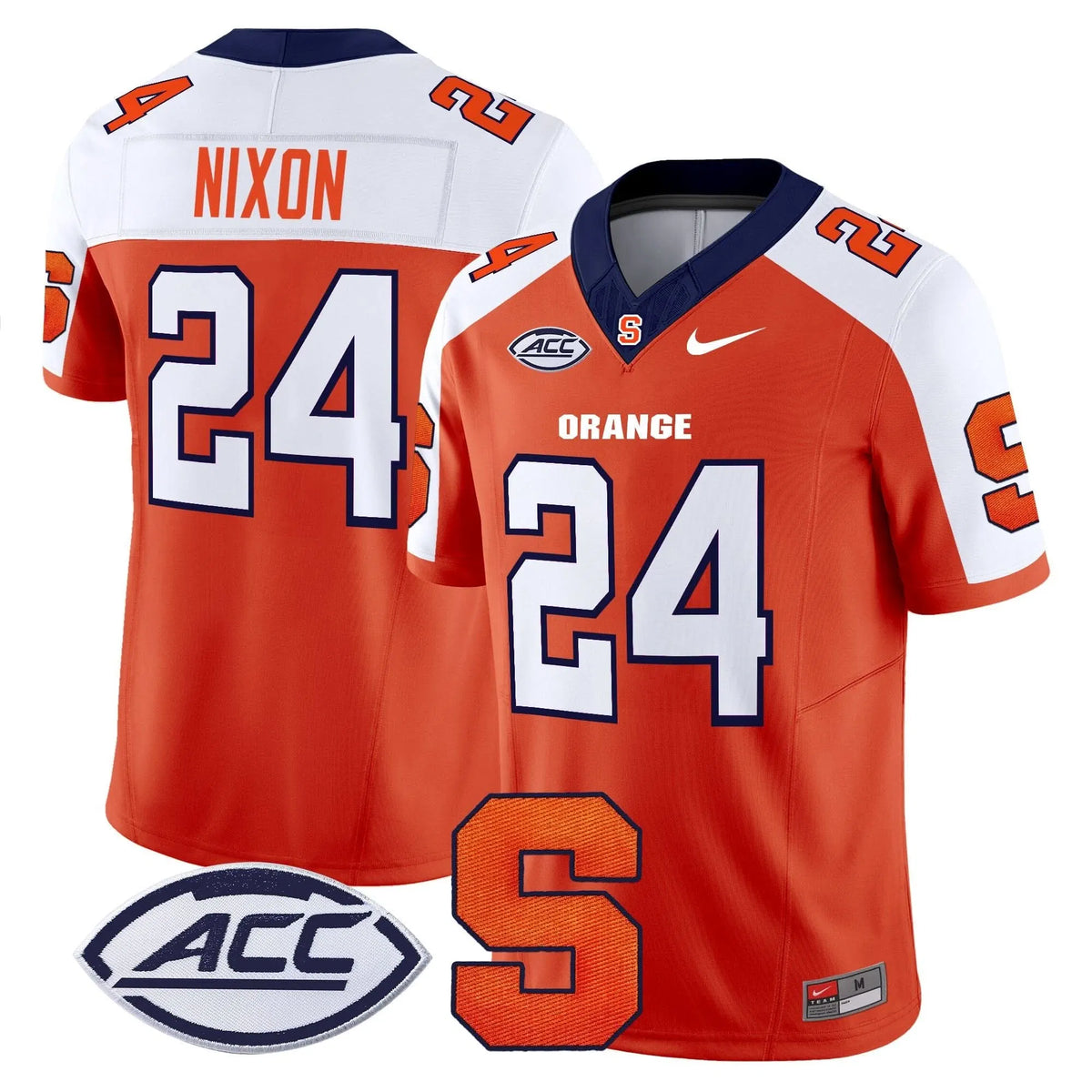 Personalized Syracuse Orange 2026 Vapor Limited Jersey - Orange Alternate / Will Nixon Stitched
