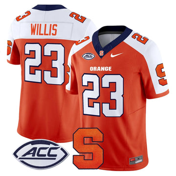 Personalized Syracuse Orange 2026 Vapor Limited Jersey - Orange Alternate / Yasin Willis Stitched