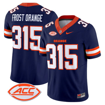 Personalized Syracuse Orange 2026 Vapor Limited Jersey - Navy / Frost Orange 315 Stitched