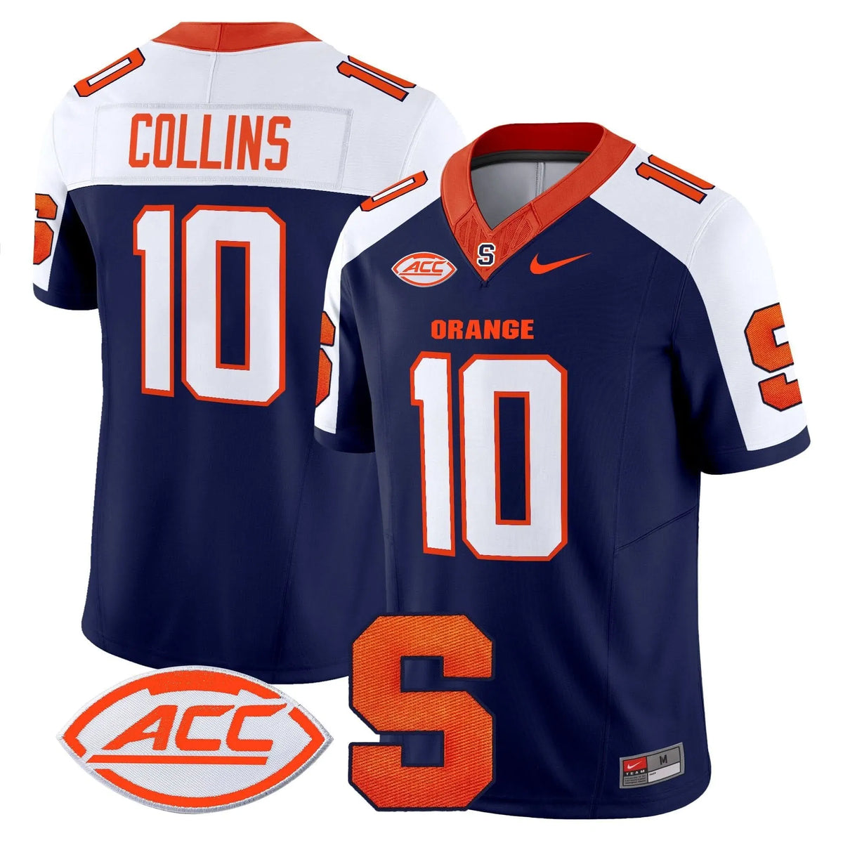 Personalized Syracuse Orange 2026 Vapor Limited Jersey - Navy Alternate / Rickie Collins Stitched