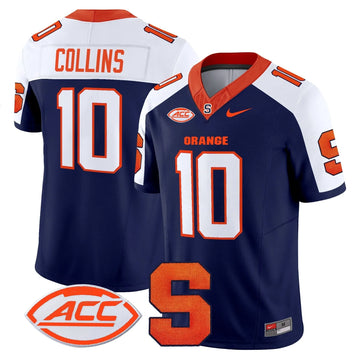 Personalized Syracuse Orange 2026 Vapor Limited Jersey - Navy Alternate / Rickie Collins Stitched