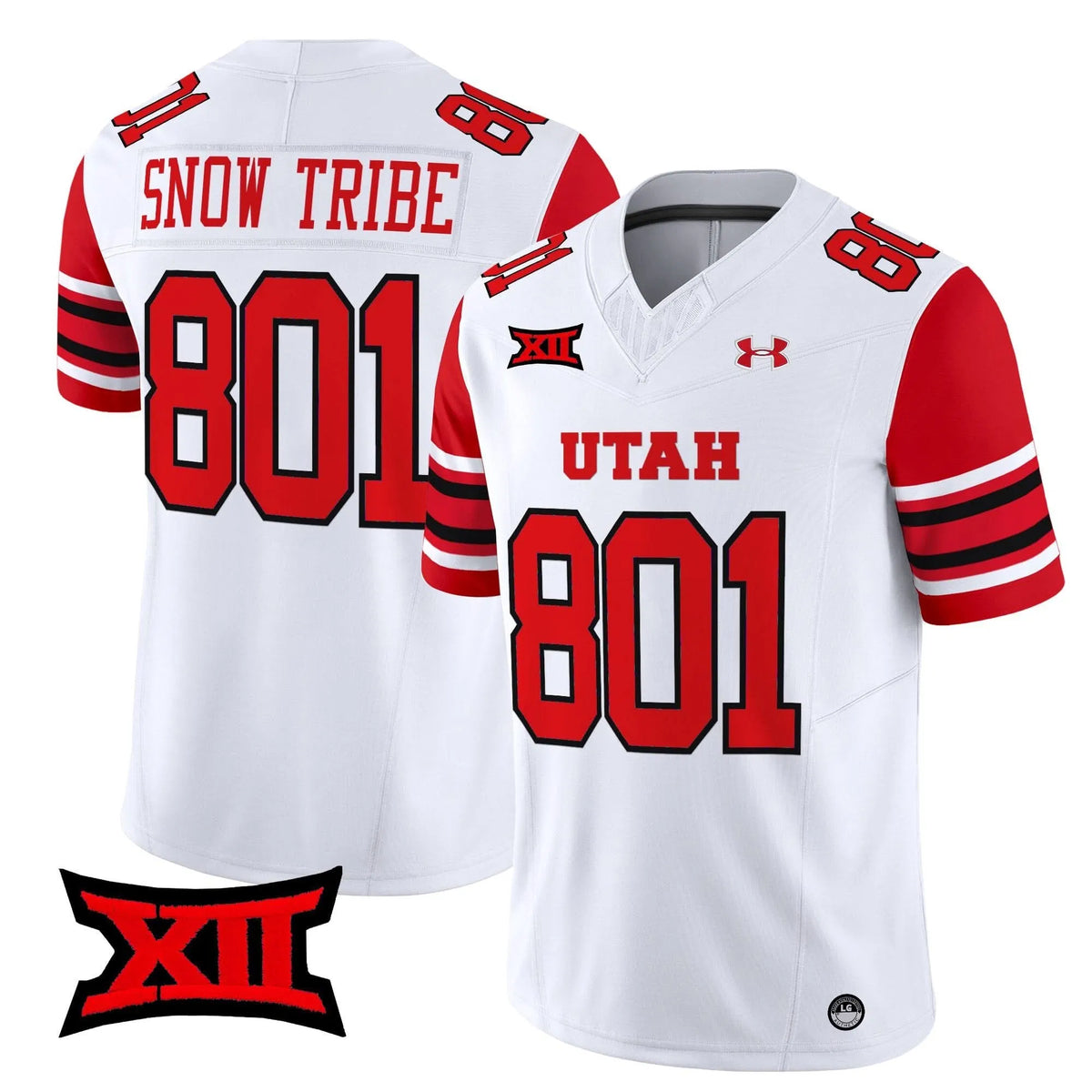 Personalized UU 2026 Vapor Limited Jersey - White / Snow Tribe 801 Stitched
