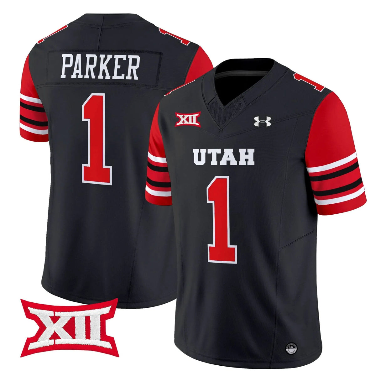 Personalized UU 2026 Vapor Limited Jersey - Black / Wayshawn Parker Stitched