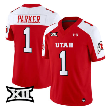 Personalized UU 2026 Vapor Limited Jersey - Red Alternate / Wayshawn Parker Stitched