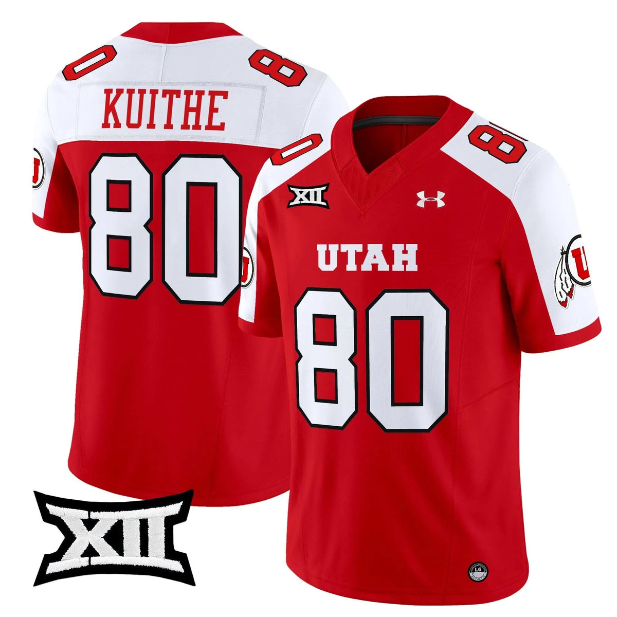 Personalized UU 2026 Vapor Limited Jersey - Red Alternate / Brant Kuithe Stitched