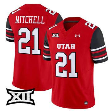Personalized UU 2026 Vapor Limited Jersey - Red / Mike Mitchell Stitched