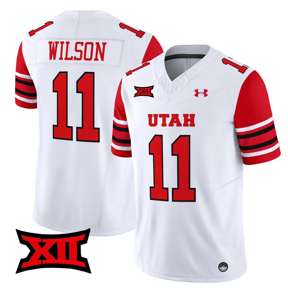 Personalized UU 2026 Vapor Limited Jersey - White / Isaac Wilson Stitched